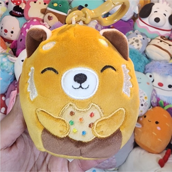 Squishmallows Other - Squishmallows NWT Seth the Red Brown Panda 3.5”